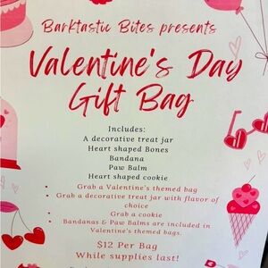 Valentine's Day Gift Bag for Dogs